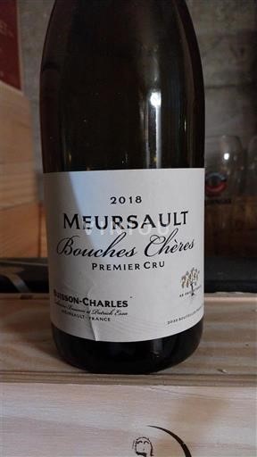 Bourgogne Meursault Premier Cru Domaine Buisson-Charles Bouches Chères 2018