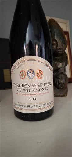 Burgundsko Nespecifikováno Premier Cru Domaine Robert Sirugue Les Petits Monts 2012