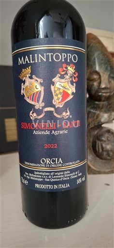 Toscana Ospecificerad Simonelli Santi Malintoppo 2022