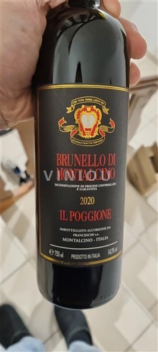 Toscana Brunello di Montalcino. Il Poggione 2020