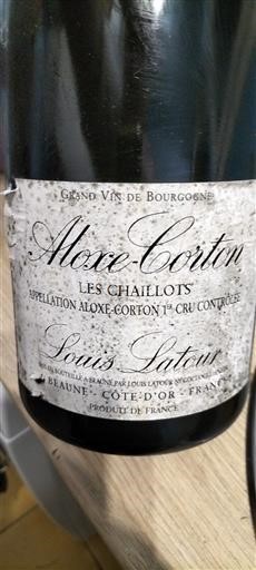 Burgundy Aloxe-Corton Premier Cru Louis Latour Les Chaillots 2001