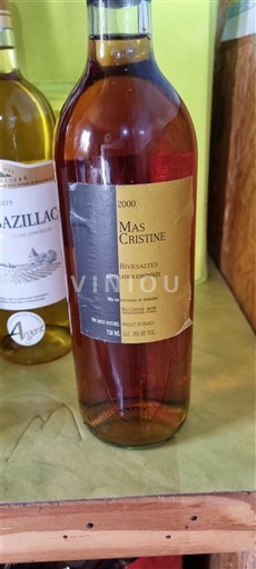 Roussillon Rivesaltes Mas Cristine 2000