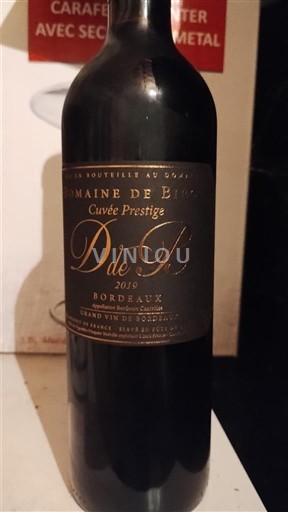 Bordeaux Château Birot Prestige D de Bile 2019