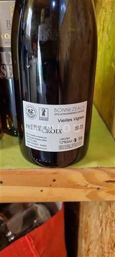 Thung lũng sông Loire Bonnezeaux Domaine La Petite Croix Vieilles Vignes 2023