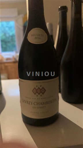 Bourgogne Gevrey-chambertin Pierre André Les girots 2016