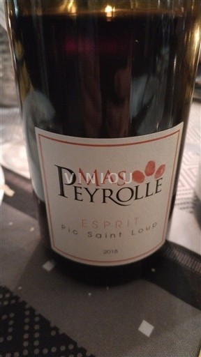 Languedoque Pic-saint-loup Mas Peyrolle Esprit 2018