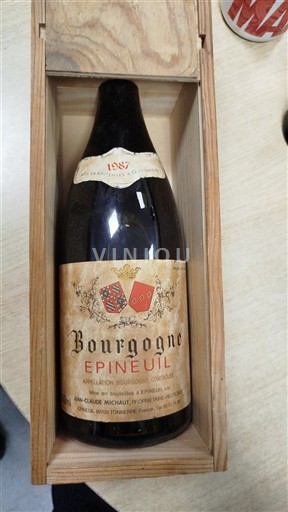 Borgogna Bourgogne Epineuil Jean-Claude Michaud 1987