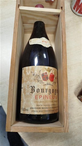 Borgogna Bourgogne Epineuil Jean-Claude Michaud 1967