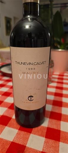 Roussillon Maury Thunevin-Calvet 1983