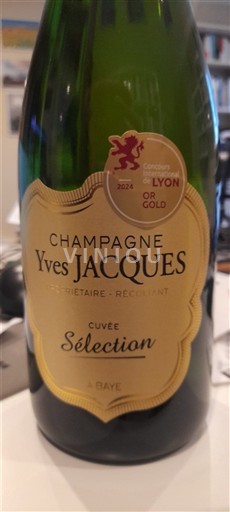 Champagne Yves Jacques Sélection Icke årgångsbetecknad