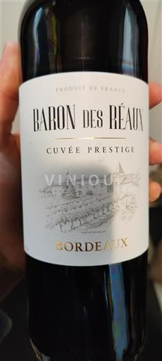 Bordeaux Baron des Réaux Prestige 2021