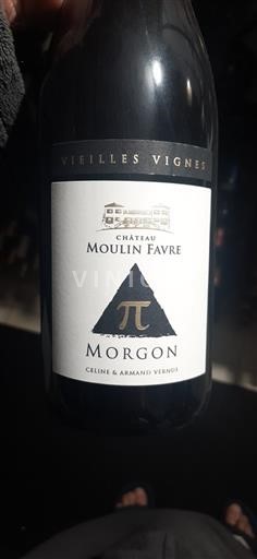 Beaujolais Morgon Château Moulin Favre Vieilles Vignes 2018