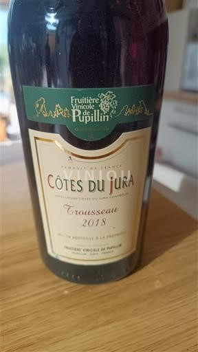Jura Côtes-du-jura Fruitière Vinicole de Pupillin Trousseau 2018