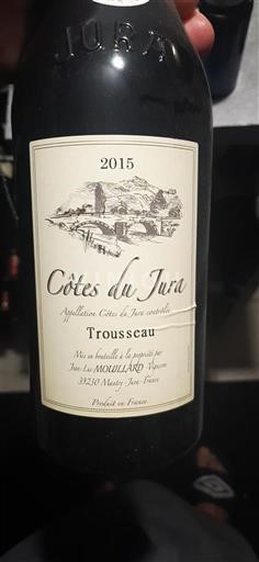 Jura Côtes-du-jura Mouillard Trousseau 2015