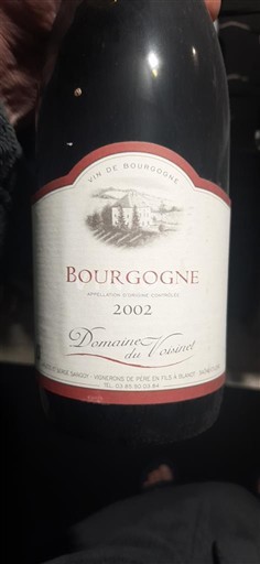 Burgundsko Domaine Des Toseins 2002