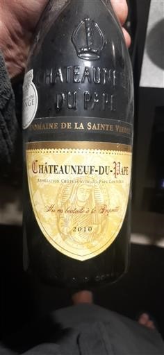 Vale do Ródano Châteauneuf-du-Pape Domaine La Sainte Vierge 2010