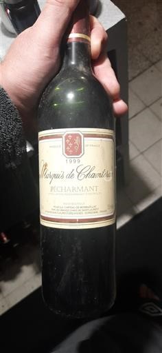 Sydvestfrankrig Pécharmant Marquis de Chanterac 1999