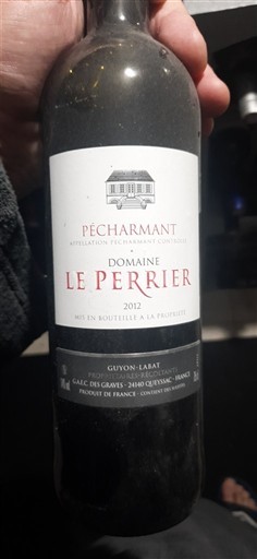 Sud-Ovest Pécharmant Domaine Le Perrier 2012