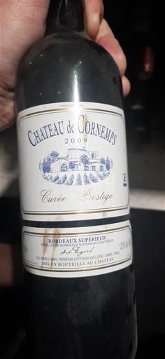 Bordeaux Bordeaux supérieur Château Cornemps Prestige 2009