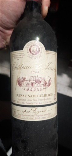 Burdeos Lussac-Saint-Émilion Château Jorine 2004