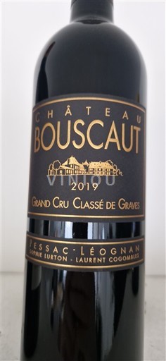 Bordeaux Pessac-Léognan Grand Cru Château Bouscaut 2019