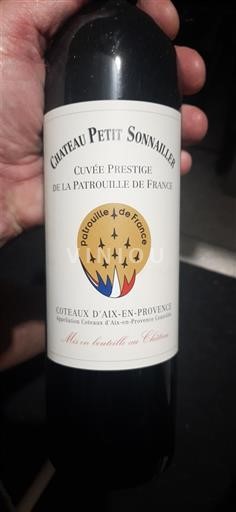 Provence Coteaux d'Aix-en-Provence Château Petit Sonnailler Prestige de la Patrouille de France Không niên vụ