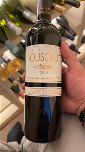 Bordeaux Pessac-Léognan Grand Cru Classé Château Bouscaut 2015