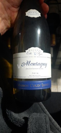Bourgogne Montagny Maison Colin Seguin Tradition 2016