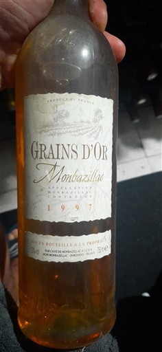 Jihozápad Monbazillac Jean Cave Monbazillac Grains d'Or 1997