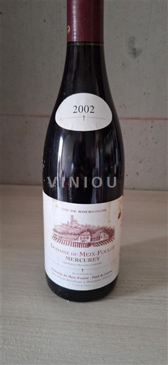 Borgogna Mercurey Domaine Meix-Foulot 2002