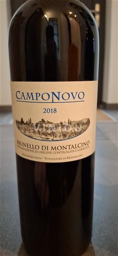 Toscana Brunello di Montalcino Camponovo 2018