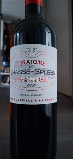 Bordeaux Moulis-en-Médoc Oratoire de Chasse-Spleen 2021