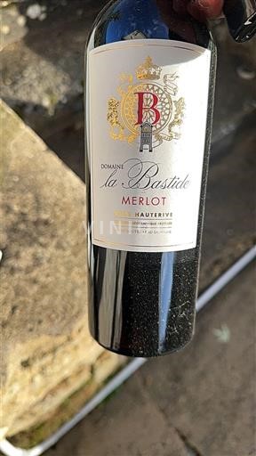 Languedoc og Roussillon Aude Domaine La Bastide Merlot 2019