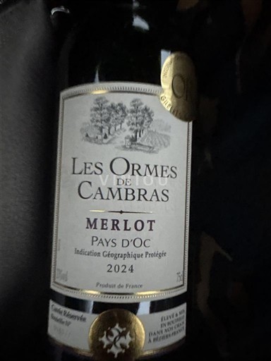 Languedoc-Roussillon Pays d'Oc Les Ormes de Cambras 2024