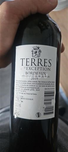 Bordeaux Terres Exception 2019