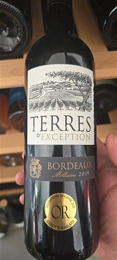 Bordeaux Terres Exception 2019