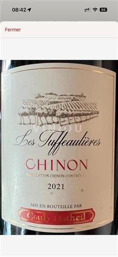 Valle della Loira Chinon Couly-Dutheil Les Tuffeaulières 2021