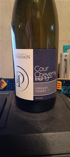Valea Loarei Cour-cheverny Benoit Daridan Vieilles Vignes 2022