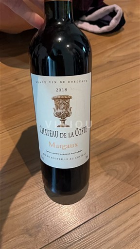 Bordeaux Margaux Château La Coste 2018