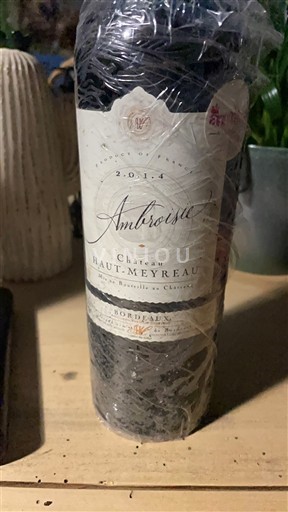 Bordeaux Château Haut-Meyreau Ambroisie 2014