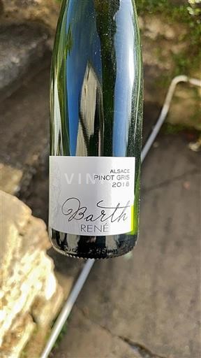 Alsazia Pinot grigio Barth René 2018