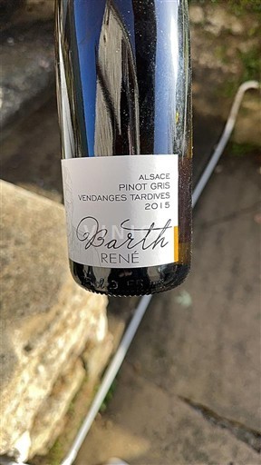 Alsazia Pinot grigio Vendanges Tardives Barth René Pinot Gris Vendanges Tardives 2015