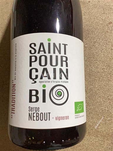Loire Valley Saint-Pourçain Serge Nebout Tradition 2023