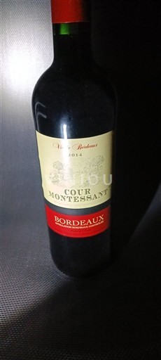 Bordeaux Cour Montesant 2014