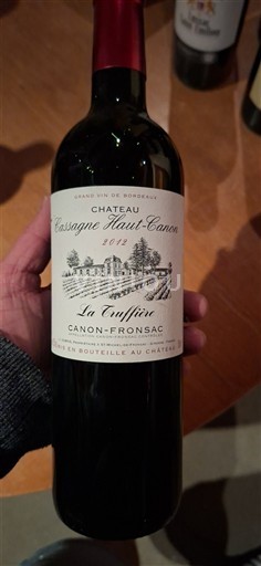Bordeaux Canon-Fronsac Château Cassagne Haut-Canon La Truffière 2012