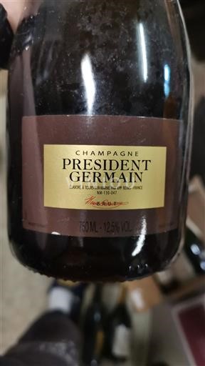 Champaña Champán Président Germain Sin añada