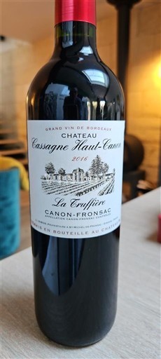 Bordeaux Canon-Fronsac Château Cassagne Haut-Canon La Truffière 2016