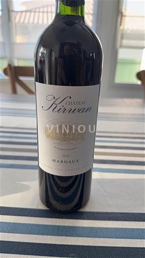 Bordeaux Margaux Grand Cru Classé Château Kirwan 2016