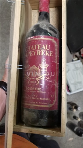 Bordeaux Château Lapeyrère 1984