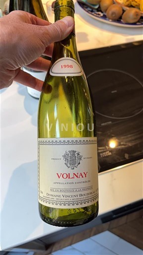Burgundy Volnay Domaine Vincent Bouzereau Les Aussyères 1998